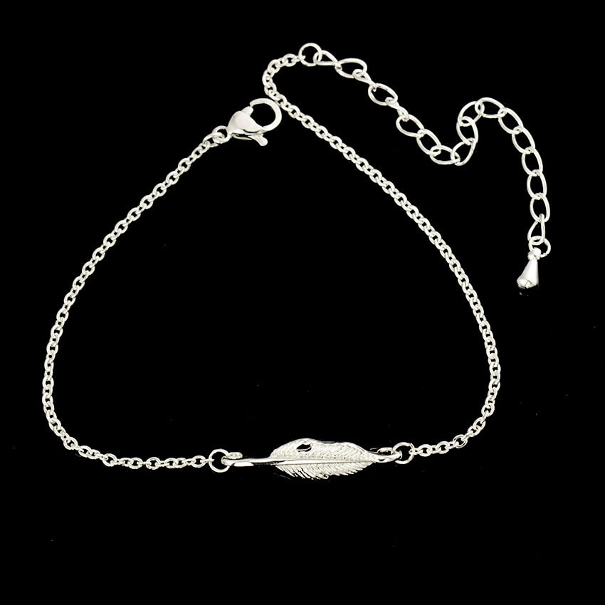 Classic Long Feather Bracelet Women Vintage