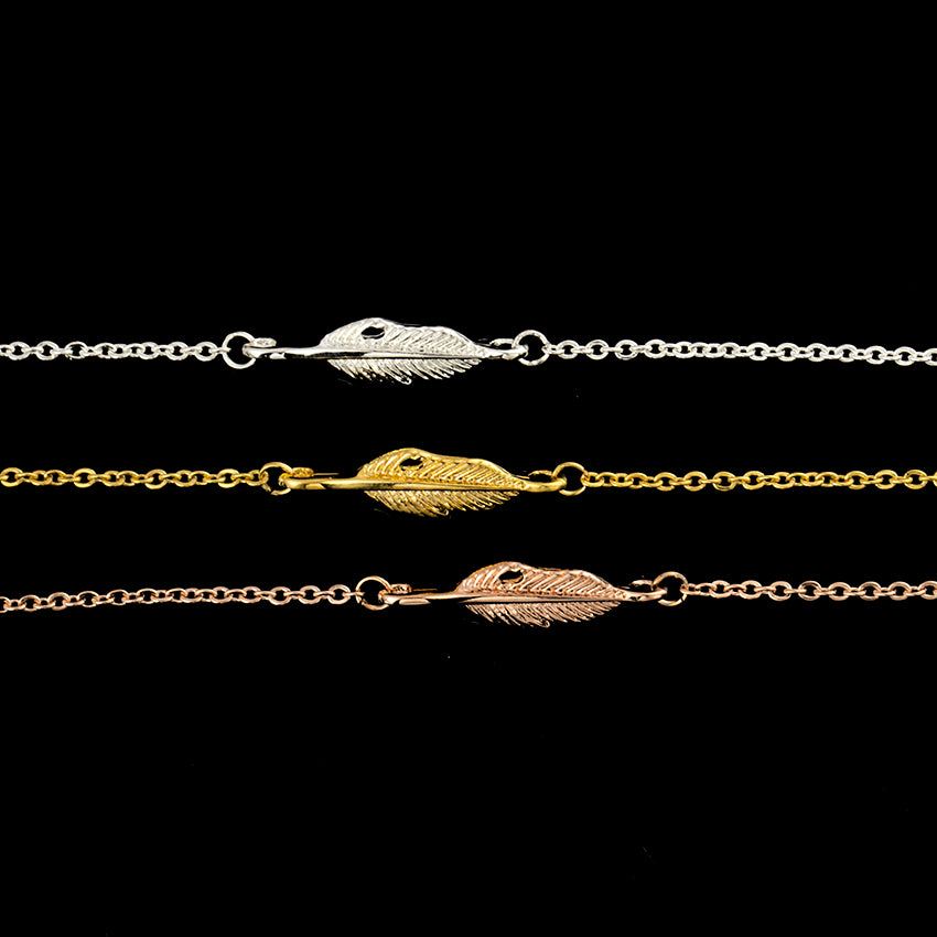 Classic Long Feather Bracelet Women Vintage