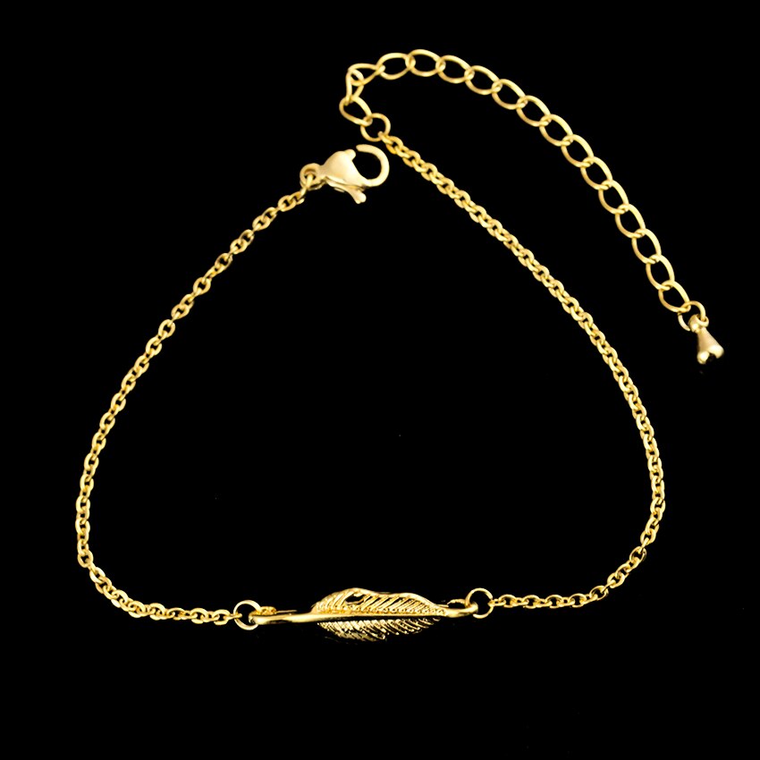 Classic Long Feather Bracelet Women Vintage