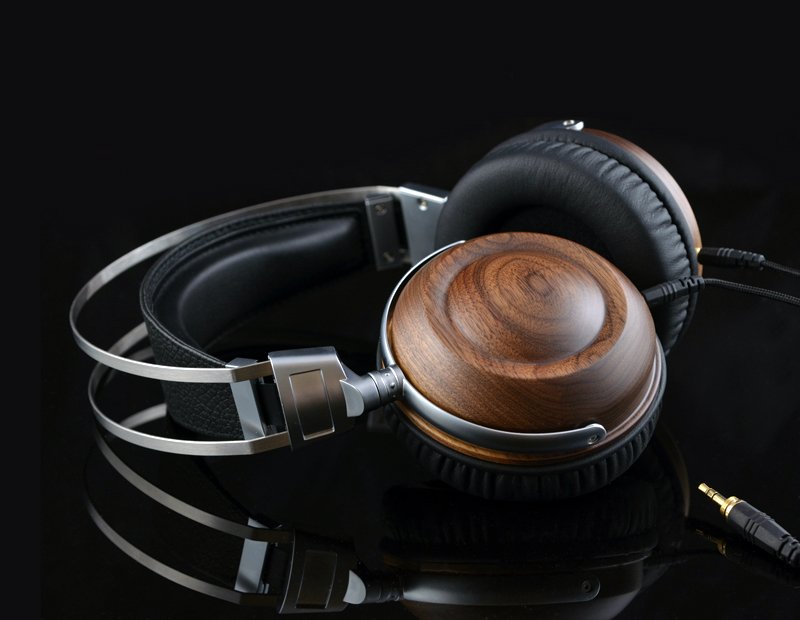 50mm Wood HiFi Headphones