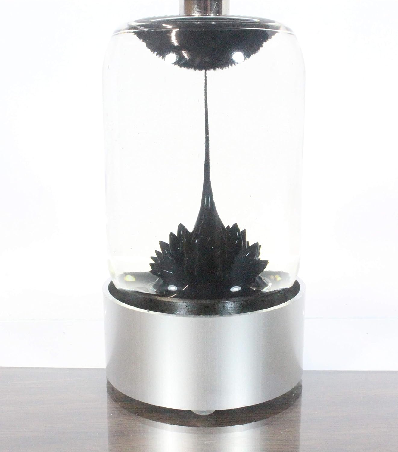 Spike Ferrofluid in a Bottle Magnetic Liquid Sculpture Educational Display Executive Desk Display with 7ml of Lab Quality Ferrofluid