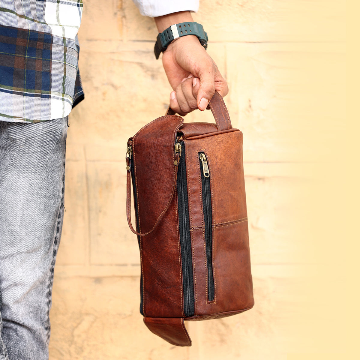 Leather Dopp Kit