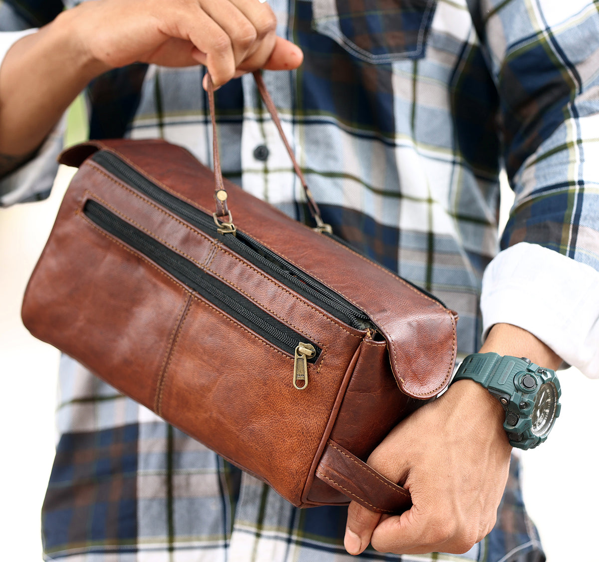 Leather Dopp Kit